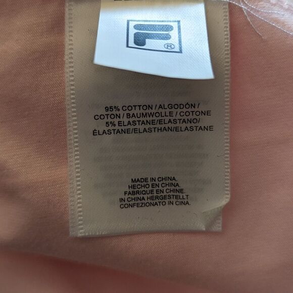 5/$20 Fila X Urban Outfitters Luann Striped Pink Cropped Halter Top NEW Large - Picture 6 of 10